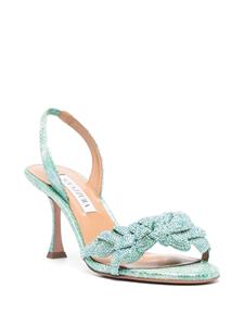 Aquazzura Galactic Flower sandalen - Groen