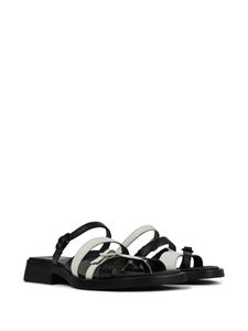 Camper Dana Twins leather open-toe sandals - Zwart