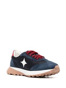 Madison.Maison Star suede-trimmed sneakers - Blauw
