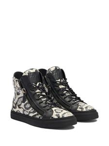 Giuseppe Zanotti Nicki leren sneakers - Zwart