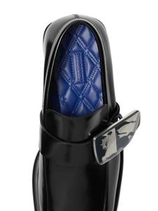 Burberry Shield leren loafers - Zwart