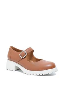 Sarah Chofakian Esmerie leren loafers - Bruin