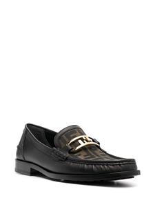 FENDI O'Lock loafers - Zwart