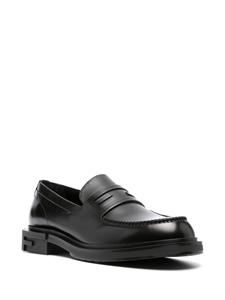 FENDI Frame leren loafers - Zwart