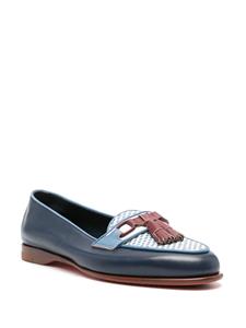 Santoni Andrea loafers verfraaid met kwastje - Blauw