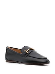 Tod's Loafers met logoplakkaat - Zwart