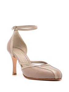 Sarah Chofakian Garouste leren pumps - Beige