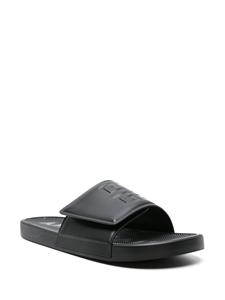 Givenchy Slippers met reliëf - Zwart
