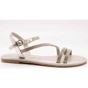 Tamaris Platte sandalen in leer