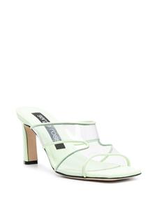 Sergio Rossi Sr Lunettes sandalen met open neus - Groen