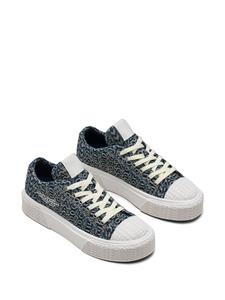 Marc Jacobs Monogram denim sneakers - Blauw