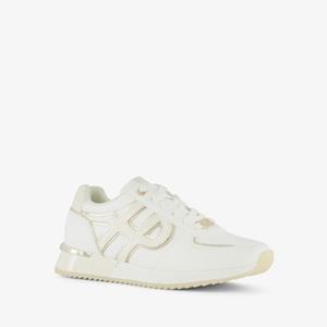 Hush Puppies dames sneakers wit goud