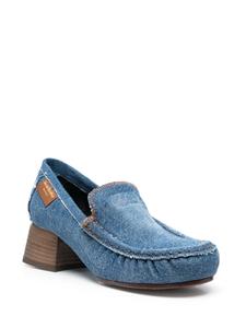 Acne Studios Loafers met blokhak - Blauw