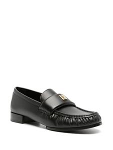 Givenchy Leren loafers met ruches - Zwart