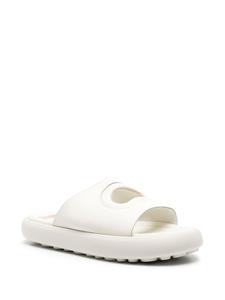 Camper Pelotas Flota uitgesneden slippers - Wit