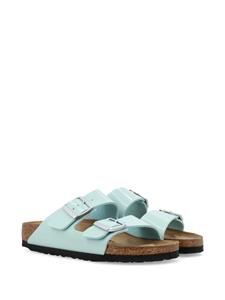 Birkenstock Arizona patent-finish sandals - Groen