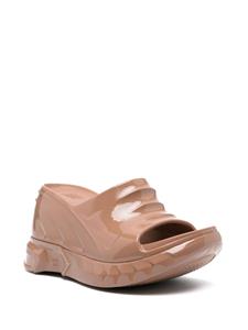 Givenchy Marshmallow sandalen met sleehak - Bruin