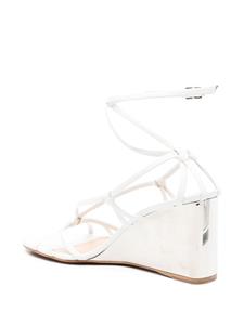 Chloé 85mm wedge sandals - Wit