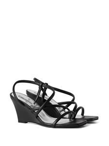 Karl Lagerfeld Rialto 80mm leather sandals - Zwart