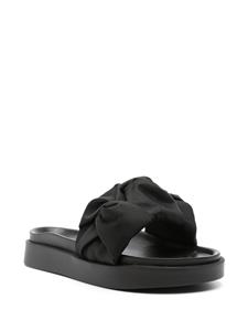 Inuikii Fjord Flower slippers - Zwart
