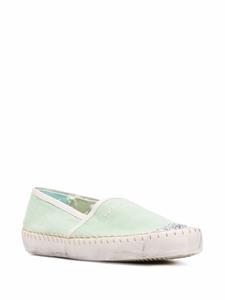 Philippe Model Paris Marseille espadrilles met glitter - Groen