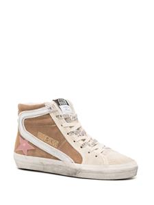 Golden Goose Slide high-top sneakers - Beige