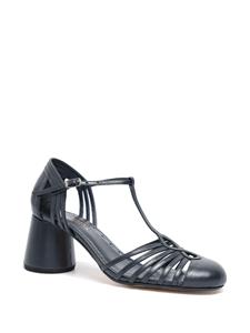 Sarah Chofakian Chamonix 50mm leather pumps - Blauw