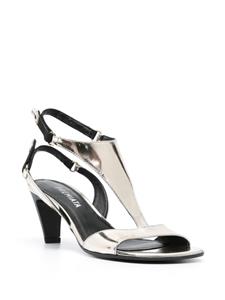 Premiata 70mm metallic leren sandalen - Goud