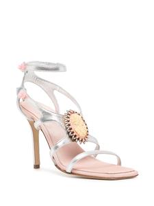 Madison.Maison Postino sandalen met bedel - Zilver
