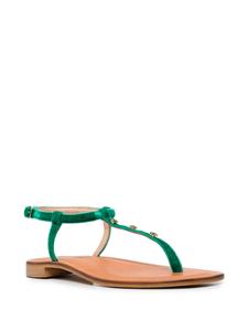 Madison.Maison Leren sandalen - Groen
