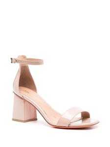 Santoni Leren sandalen 75 mm - Roze