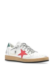 Golden Goose Ball Star leather sneakers - Geel