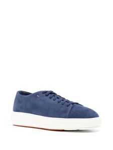 Santoni Suède sneakers - Blauw