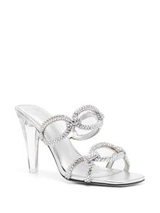 Valentino Garavani Pre-Owned Chain 1967 verfraaide sandalen - Zilver