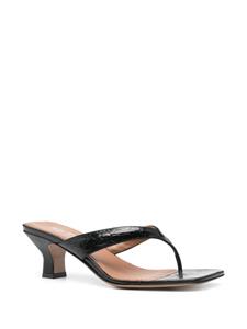 Paris Texas Portofino 60mm leather mules - Zwart