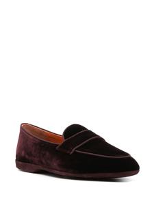 Santoni Fluwelen schoenen - Rood
