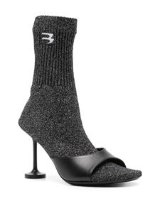 Balenciaga 3B sok 90 mm pumps - Zwart