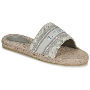 Superdry Slippers  Mules Compensées Style Espadrille En Toile