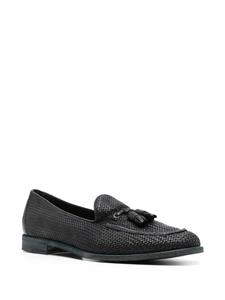 Fratelli Rossetti Geweven leren loafers - Blauw