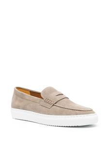 Doucal's slip-on suede loafers - Grijs