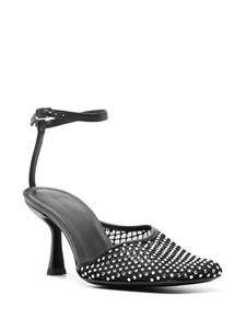 Christopher Esber Minette Veil 80 mm pumps met mesh - Zwart