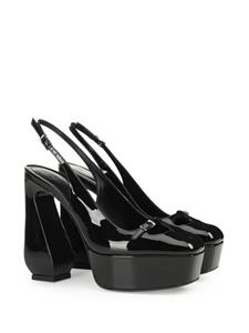 Sergio Rossi sr Rossi 85mm slingback pumps - Zwart