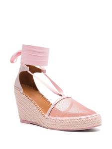 Casadei Baleari Sherazade 80 mm espadrilles - Roze
