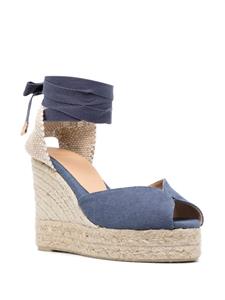 Castañer Bilina espadrilles met sleehak - Blauw