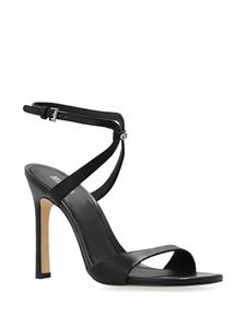 Michael Michael Kors Amara 108 mm leren sandalen - Zwart