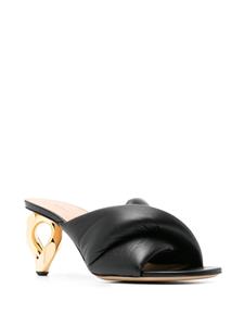 JW Anderson Chain slip-on sandalen 80 mm - Zwart