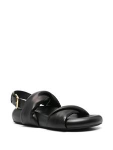 Marni Sandalen met logoprint - Zwart