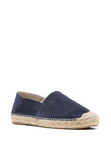 Tagliatore debossed-logo suede espadrilles - Blauw