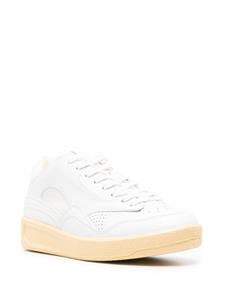 Jil Sander Sneakers met vlakken en logo-reliëf - Wit