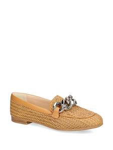 Casadei Hanoi loafers met schakelketting - Beige